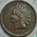 États-Unis 1 cent 1887 - Image 1