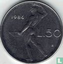 Italy 50 lire 1984 - Image 1