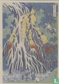 Kirifuri fall in Kurokami mountain, Shimotsuke province, from the series "going the round of te waterfalls of te country", 1827 - Bild 1