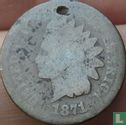 United States 1 cent 1871 (type 2) - Image 1