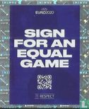 Sign for an equal game - Afbeelding 1