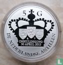 Netherlands Antilles 5 gulden 2013 (PROOF) "Accession of King Willem-Alexander to the throne" - Image 1