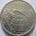 Spanje 25 pesetas 1957 (75) - Afbeelding 1