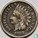 United States 1 cent 1863 - Image 1