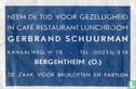 Café Restaurant Lunchroom Gerbrand Schuurman - Afbeelding 1