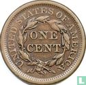 United States 1 cent 1857 (Braided hair - type 1) - Image 2