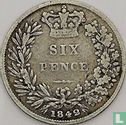 Verenigd Koninkrijk 6 pence 1842 - Afbeelding 1