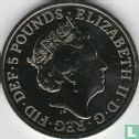Verenigd Koninkrijk 5 pounds 2021 "The Queen's Beasts" - Afbeelding 2