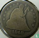 United States ¼ dollar 1848 - Image 1