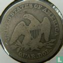 United States ¼ dollar 1848 - Image 2