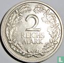 Duitse Rijk 2 reichsmark 1926 (J) - Afbeelding 2