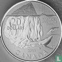 Canada 20 dollars 2013 "Iceberg and whale" - Afbeelding 1
