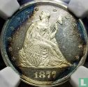 Verenigde Staten 20 cents 1877 (PROOF) - Afbeelding 1