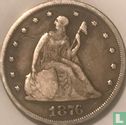 États-Unis 20 cents 1876 (sans lettre) - Image 1