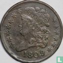 United States ½ cent 1809 - Image 1
