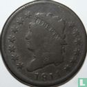 United States 1 cent 1814 (type 1) - Image 1