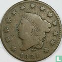 United States 1 cent 1821 - Image 1