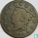 États-Unis 1 cent 1820 (type 2) - Image 1