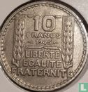 France 10 francs 1945 (long laurel leaves) - Image 1