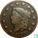États-Unis 1 cent 1823 - Image 1
