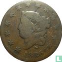United States 1 cent 1826 (1826/25) - Image 1