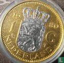Nederland 1 gulden 1980 (verguld) - Bild 1