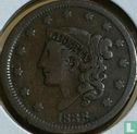 United States 1 cent 1838 - Image 1