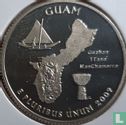Vereinigte Staaten ¼ Dollar 2009 (PP - verkupfernickelten Kupfer) "Guam" - Bild 1