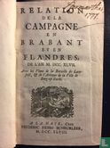Relation de la campagne en Brabant et en Flandres, de l'an M. DCC. XLVII - Afbeelding 1