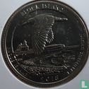 Verenigde Staten ¼ dollar 2018 (PROOF - koper bekleed met koper-nikkel) "Block Island" - Afbeelding 1