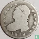 États-Unis ¼ dollar 1818 - Image 1