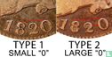 Verenigde Staten ¼ dollar 1820 (type 2) - Afbeelding 3