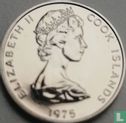 Îles Cook 5 cents 1975 (avec FM) - Image 1