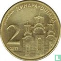 Serbie 2 dinara 2011 (type 2) - Image 1
