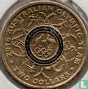 Australië 2 dollars 2016 (zwartgekleurd) "Australian olympic team" - Afbeelding 2