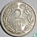 Empire allemand 2 reichsmark 1926 (D) - Image 2