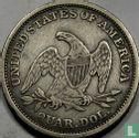 États-Unis ¼ dollar 1839 - Image 2