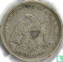 États-Unis ¼ dollar 1840 (O - type 2) - Image 2