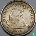États-Unis ¼ dollar 1840 (O - type 1) - Image 1