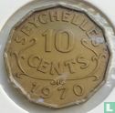 Seychellen 10 cents 1970 - Afbeelding 1
