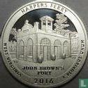 Verenigde Staten ¼ dollar 2016 (PROOF - koper bekleed met koper-nikkel) "Ferry National Historical Park - West Virginia" - Afbeelding 1