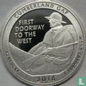 Verenigde Staten ¼ dollar 2016 (PROOF - koper bekleed met koper-nikkel) "Cumberland Gap" - Afbeelding 1