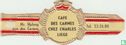 Cafe des Carmes Chez Charles Liege - Mr. Haleng Rue des Carmes - Tél. 23.26.80 - Afbeelding 1