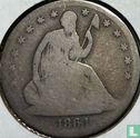 United States ½ dollar 1864 (S) - Image 1