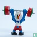 Gewichthefsmurf (Belgian Olympic Team) - Afbeelding 2