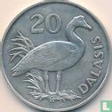 Gambia 20 Dalasi 1977 "Spur-winged goose" - Bild 2