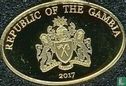 The Gambia 200 dalasis 2017 (PROOF) "Year of the Monkey" - Image 1
