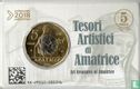 Italië 5 euro 2018 (coincard) "Artistic treasures of Amatrice" - Afbeelding 1