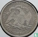 États-Unis ½ dollar 1866 (S - type 2) - Image 2