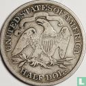 États-Unis ½ dollar 1869 (S) - Image 2